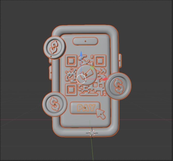 Payment Transaction 3d Illustration  Icon Pack 3D model_92