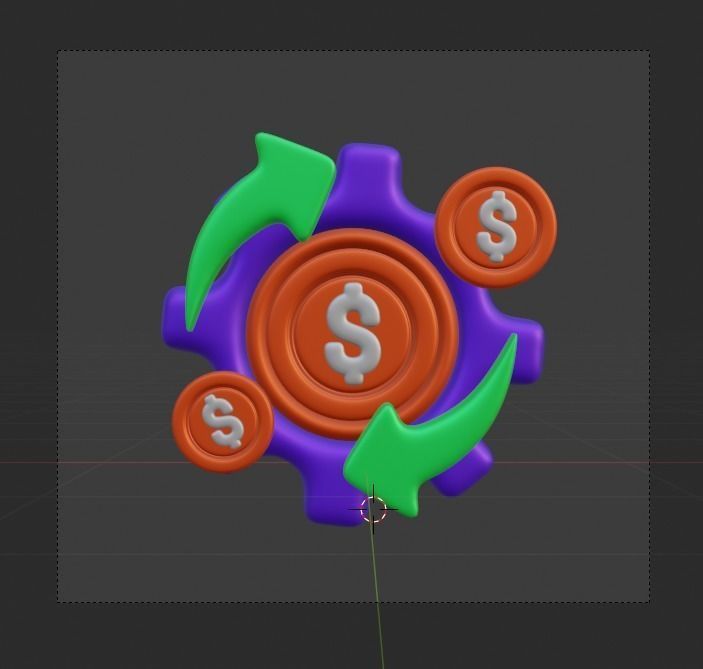 Payment Transaction 3d Illustration  Icon Pack 3D model_56