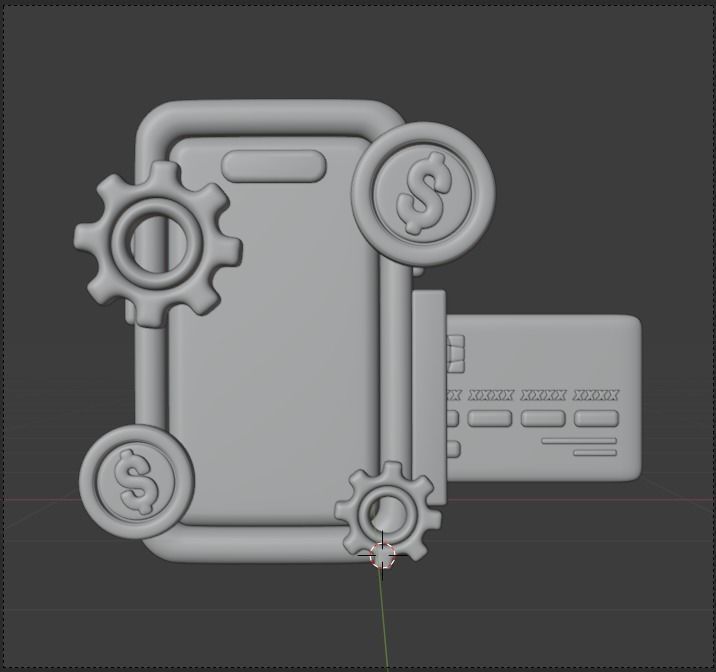 Payment Transaction 3d Illustration  Icon Pack 3D model_47