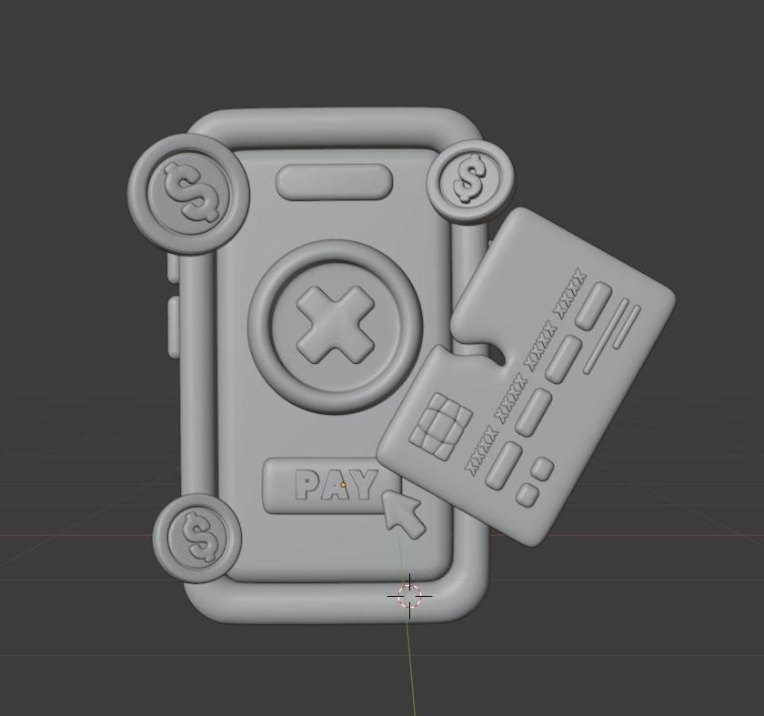 Payment Transaction 3d Illustration  Icon Pack 3D model_81