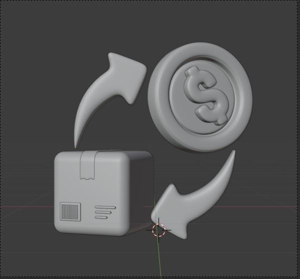 Payment Transaction 3d Illustration  Icon Pack 3D model_50