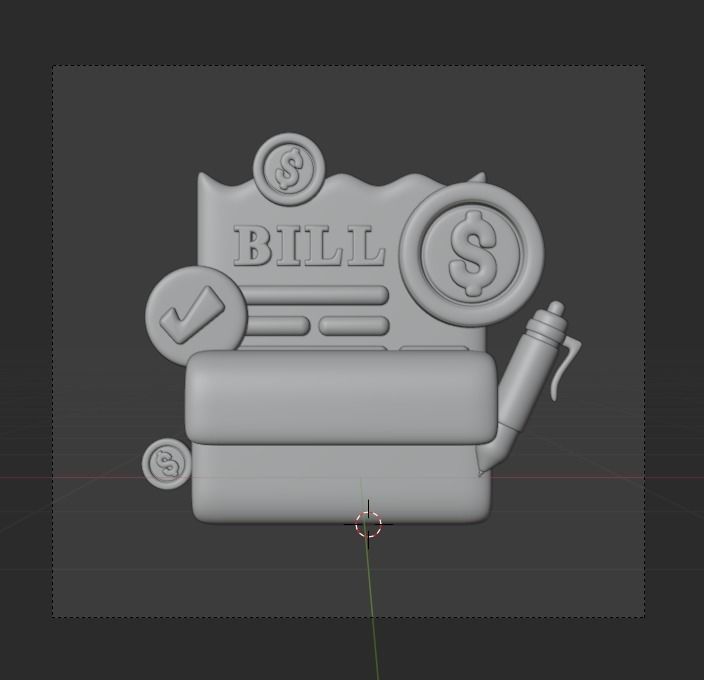 Payment Transaction 3d Illustration  Icon Pack 3D model_7