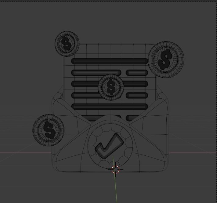 Payment Transaction 3d Illustration  Icon Pack 3D model_96