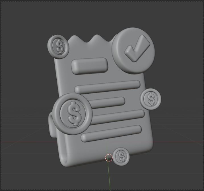 Payment Transaction 3d Illustration  Icon Pack 3D model_28