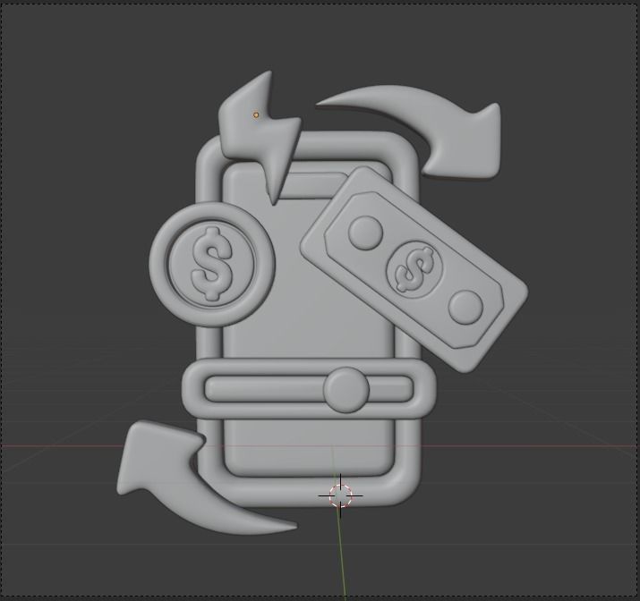 Payment Transaction 3d Illustration  Icon Pack 3D model_78