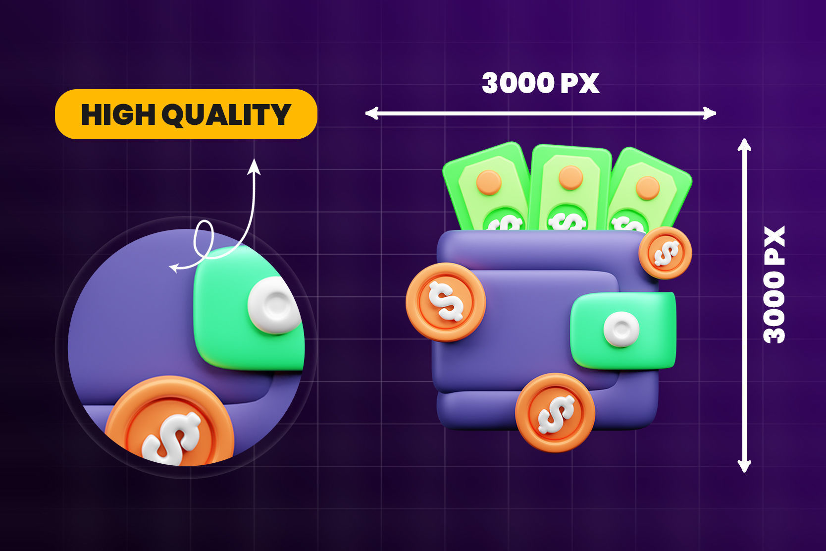 Payment Transaction 3d Illustration  Icon Pack 3D model_5