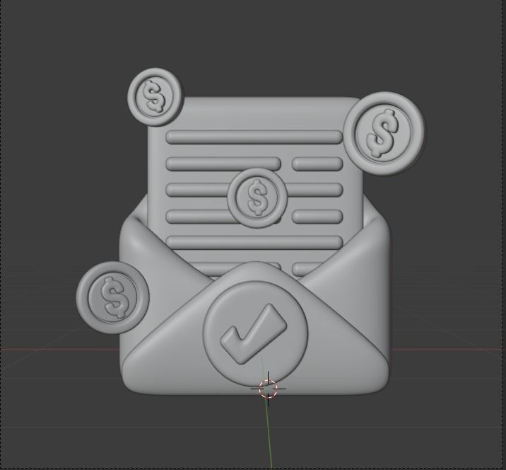 Payment Transaction 3d Illustration  Icon Pack 3D model_13