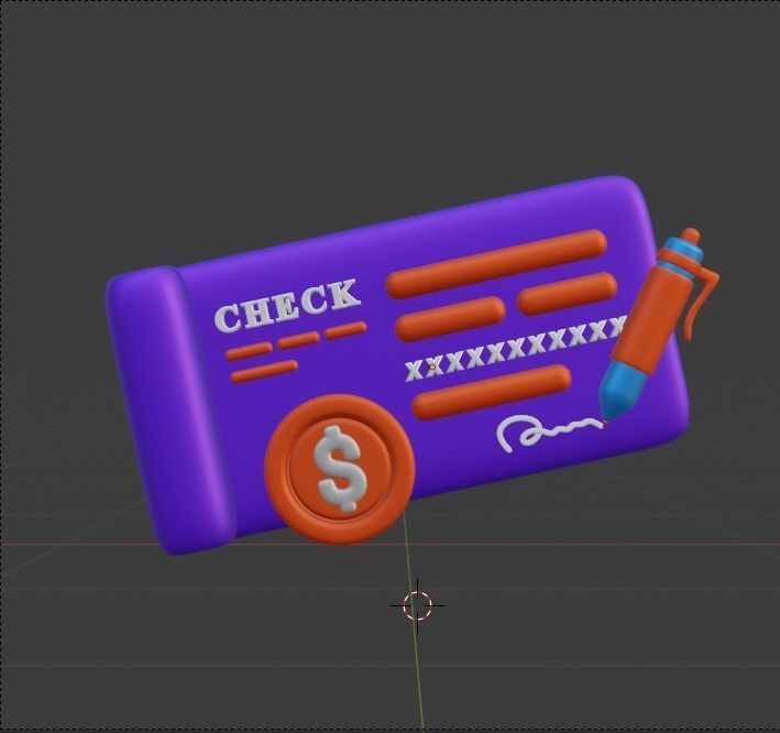 Payment Transaction 3d Illustration  Icon Pack 3D model_12