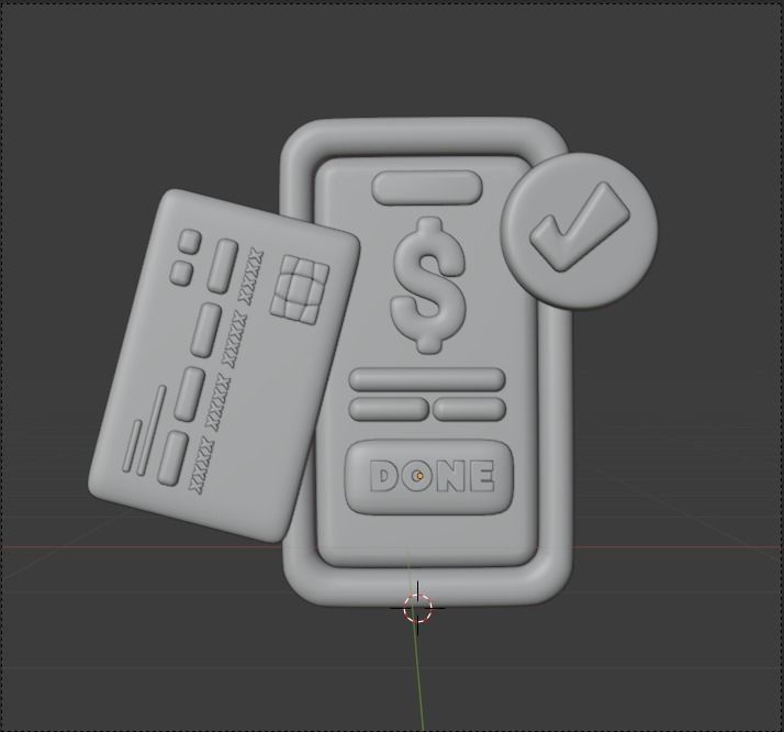 Payment Transaction 3d Illustration  Icon Pack 3D model_19