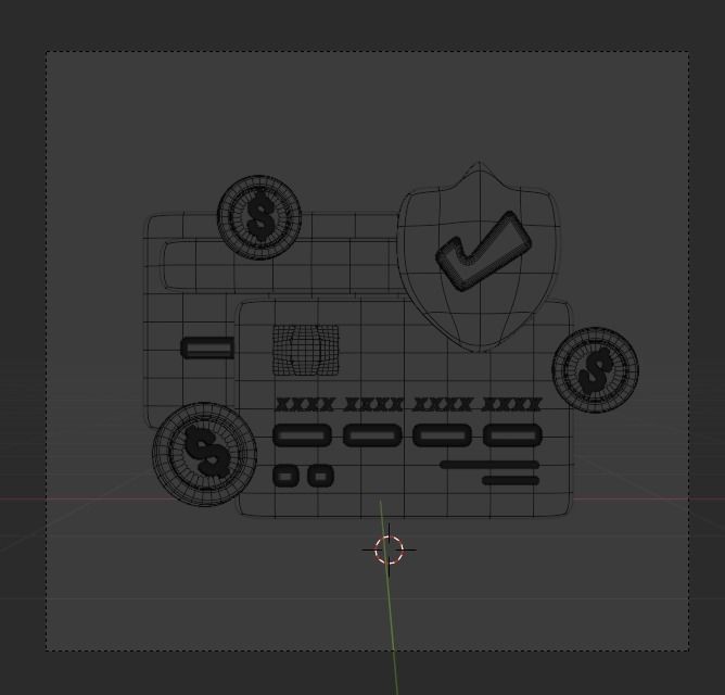 Payment Transaction 3d Illustration  Icon Pack 3D model_63