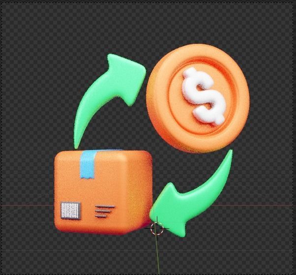 Payment Transaction 3d Illustration  Icon Pack 3D model_57