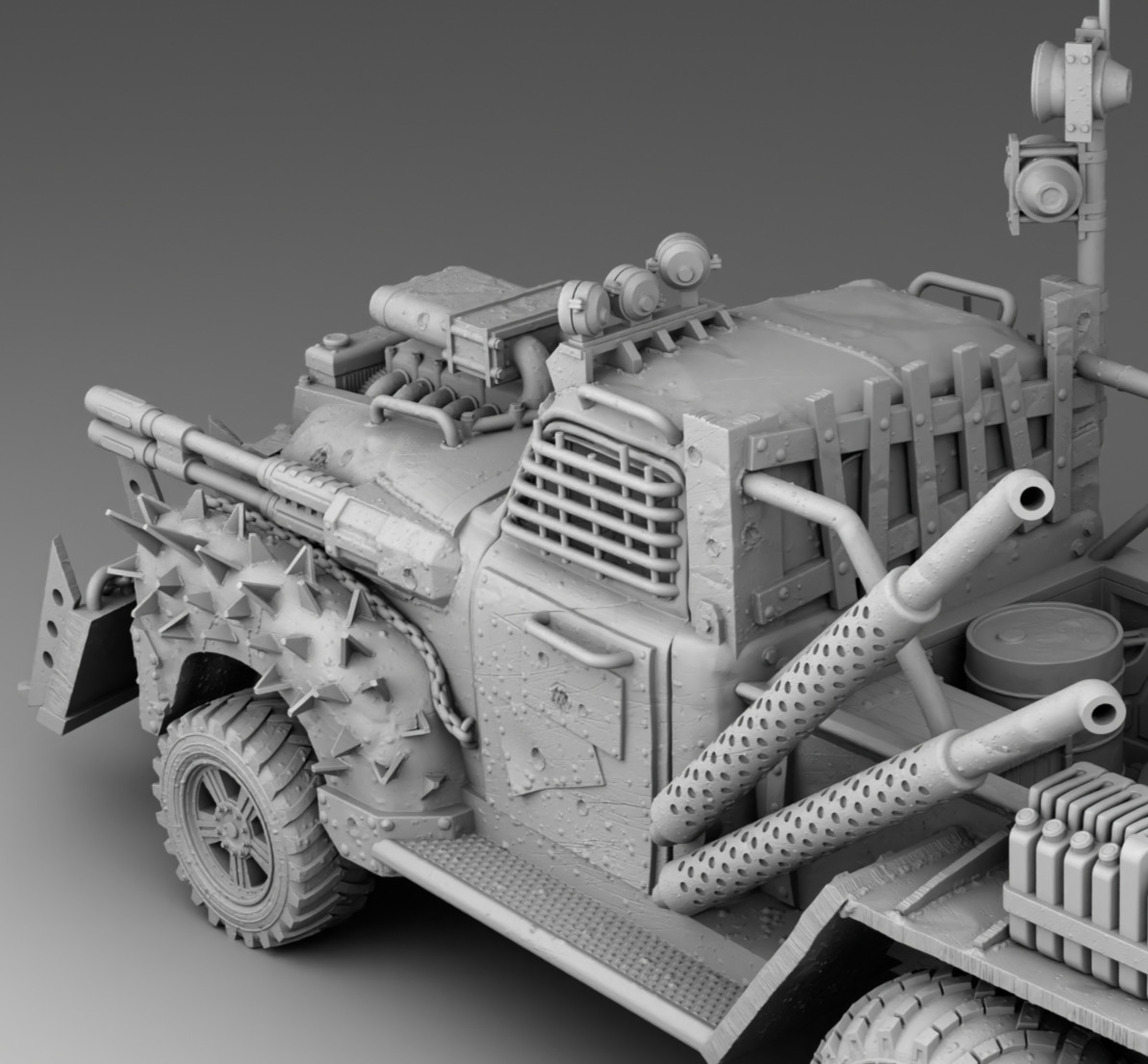 Pickup of survivors 3D print model_12