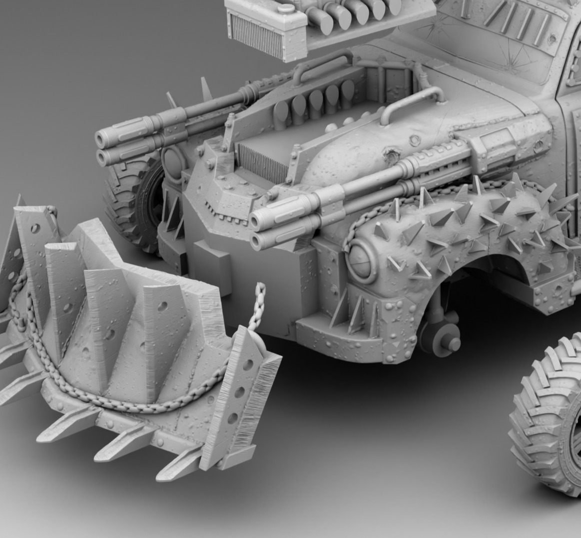 Pickup of survivors 3D print model_15