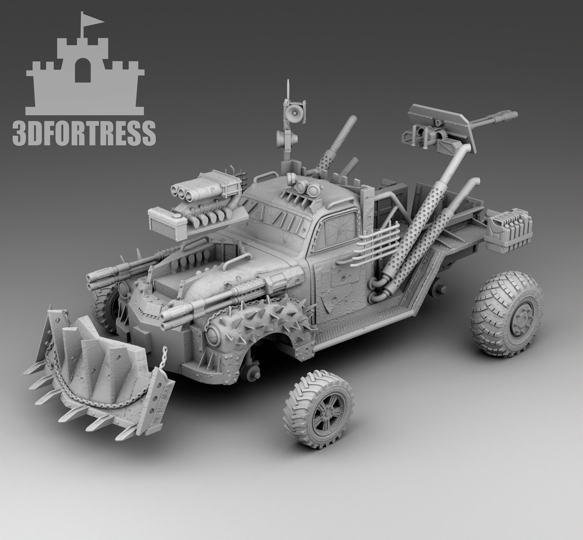 Pickup of survivors 3D print model_3