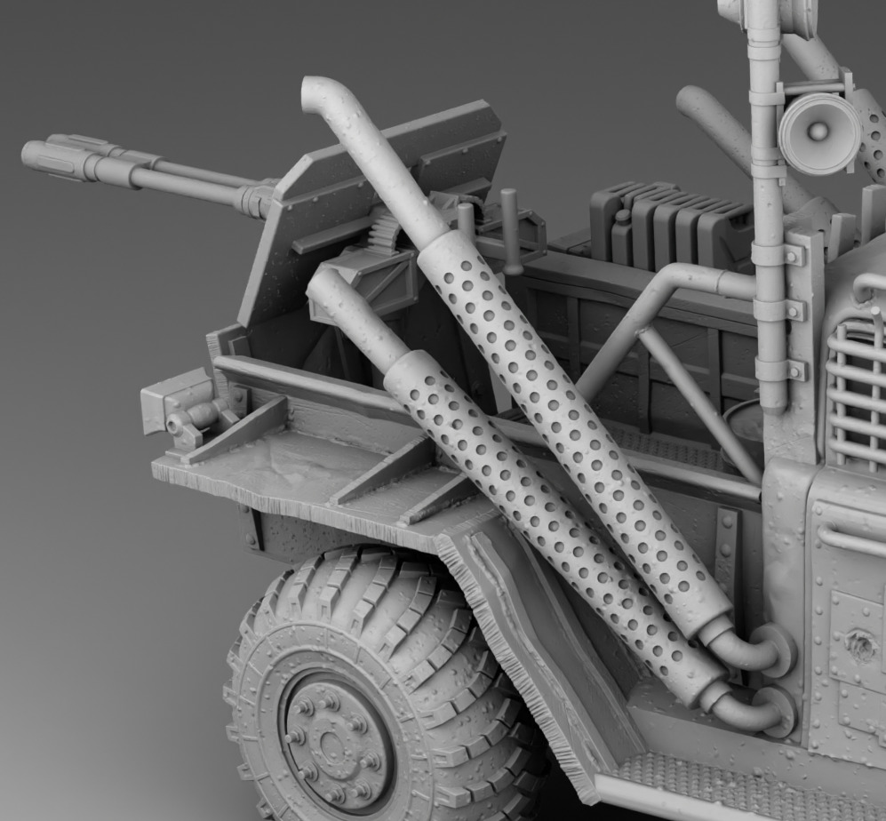 Pickup of survivors 3D print model_7