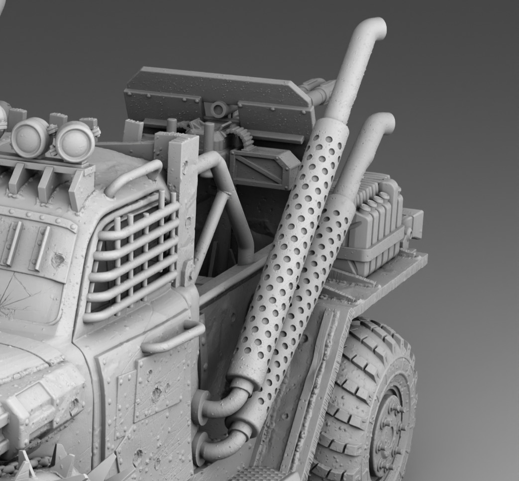 Pickup of survivors 3D print model_4