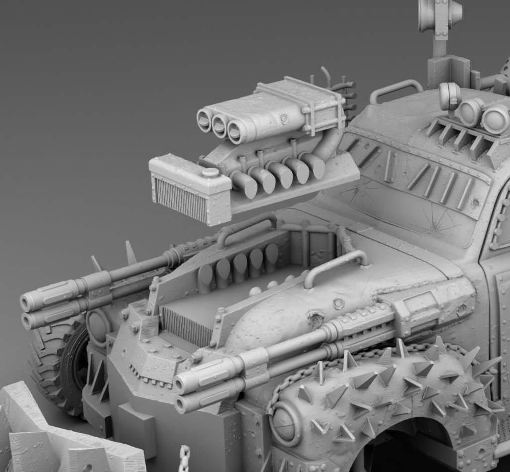 Pickup of survivors 3D print model_14