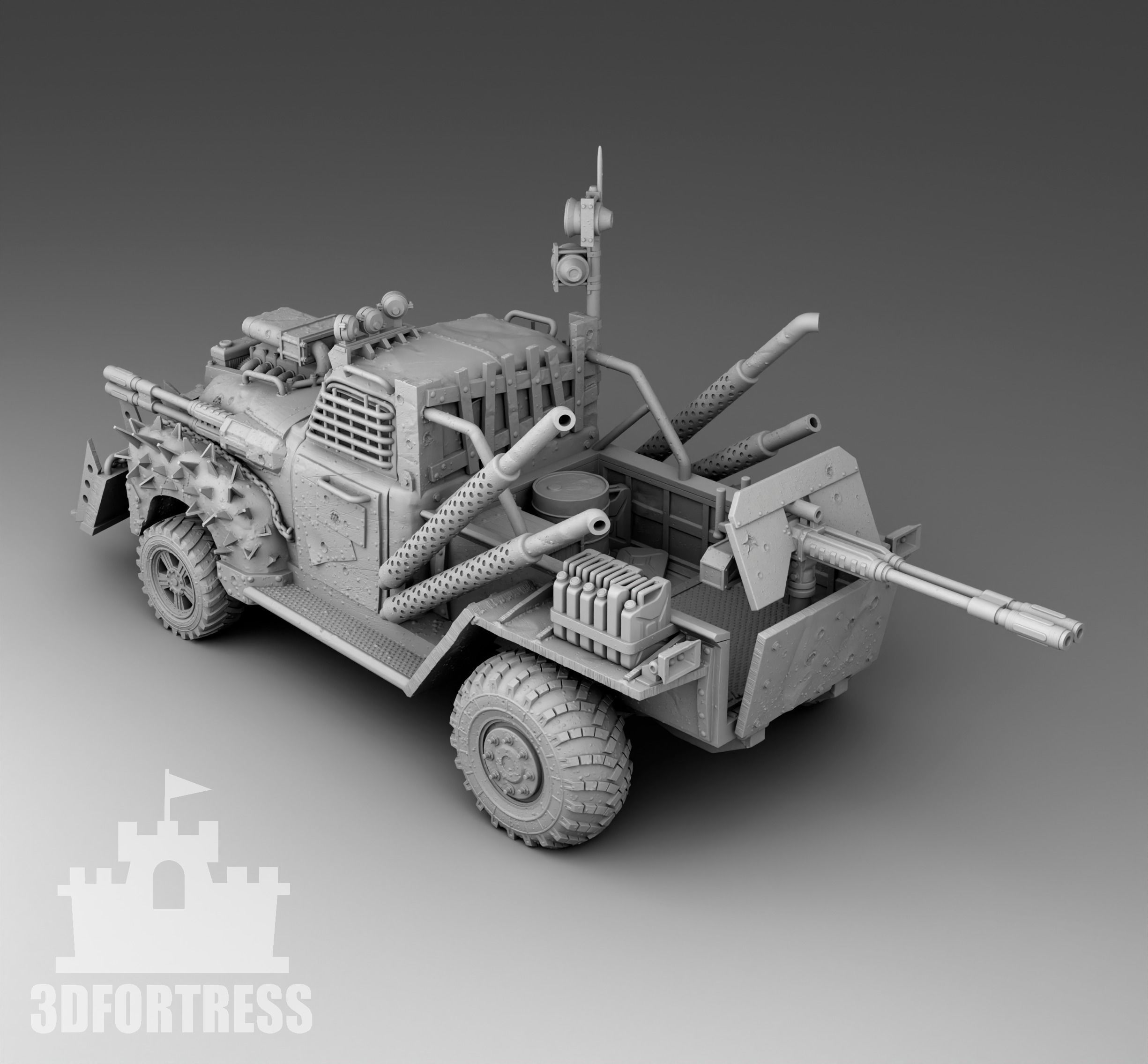 Pickup of survivors 3D print model_2