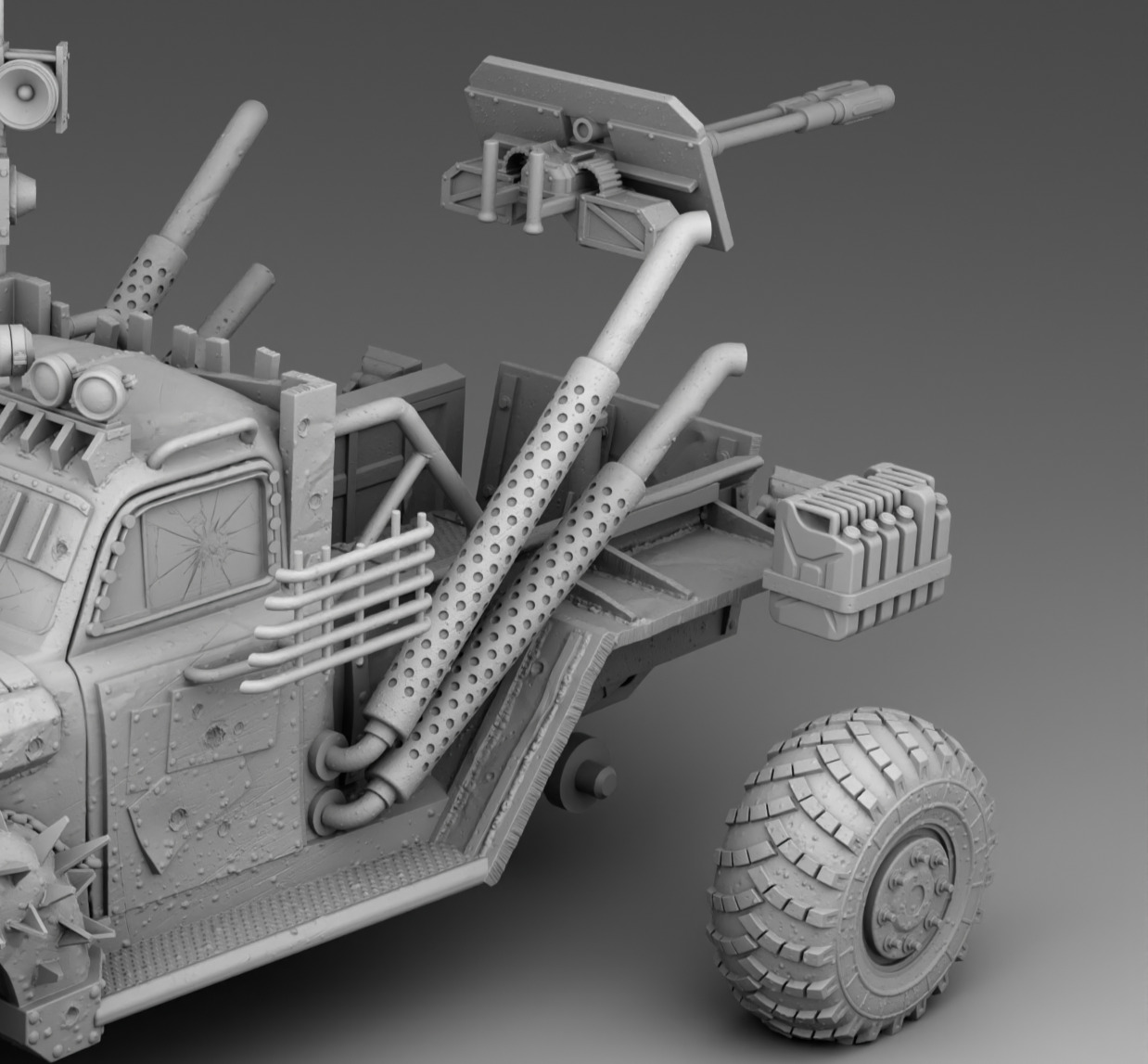 Pickup of survivors 3D print model_13