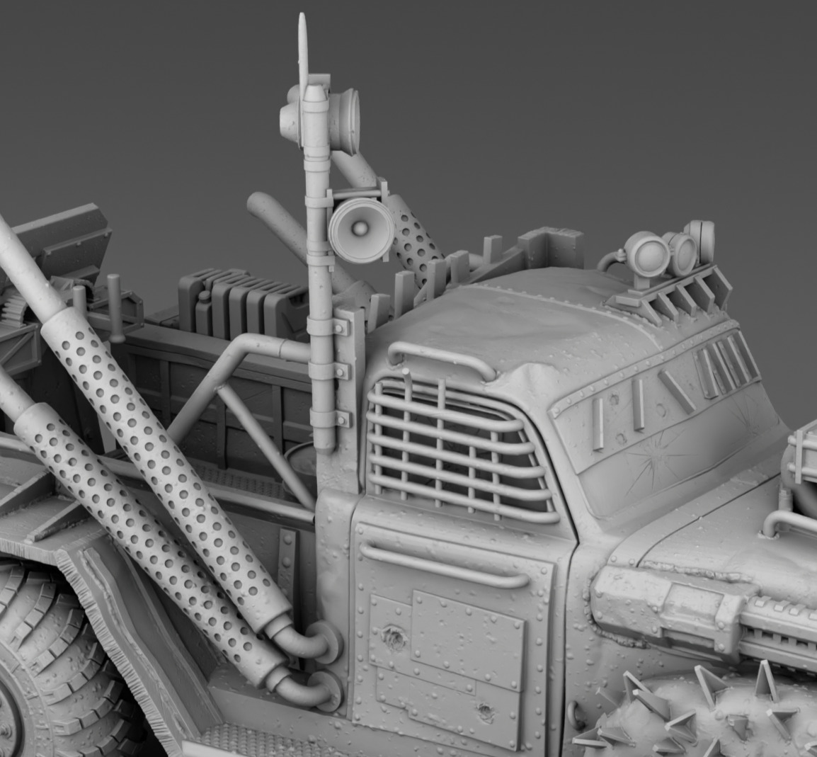 Pickup of survivors 3D print model_8