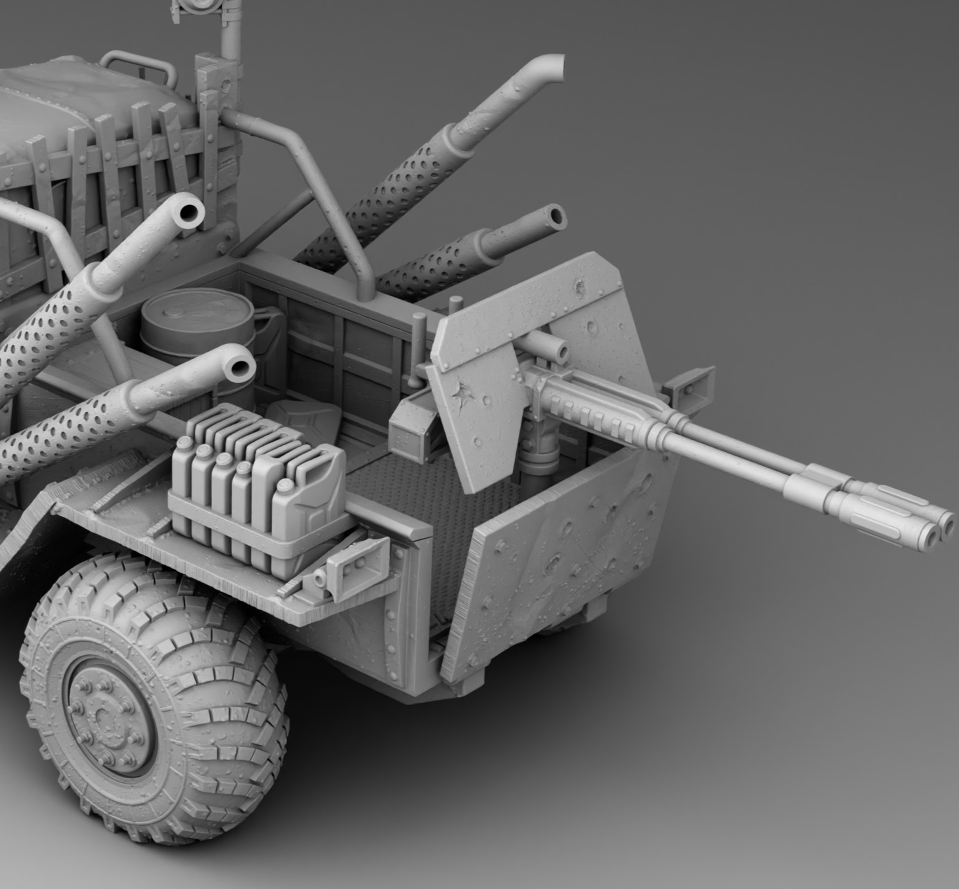 Pickup of survivors 3D print model_11