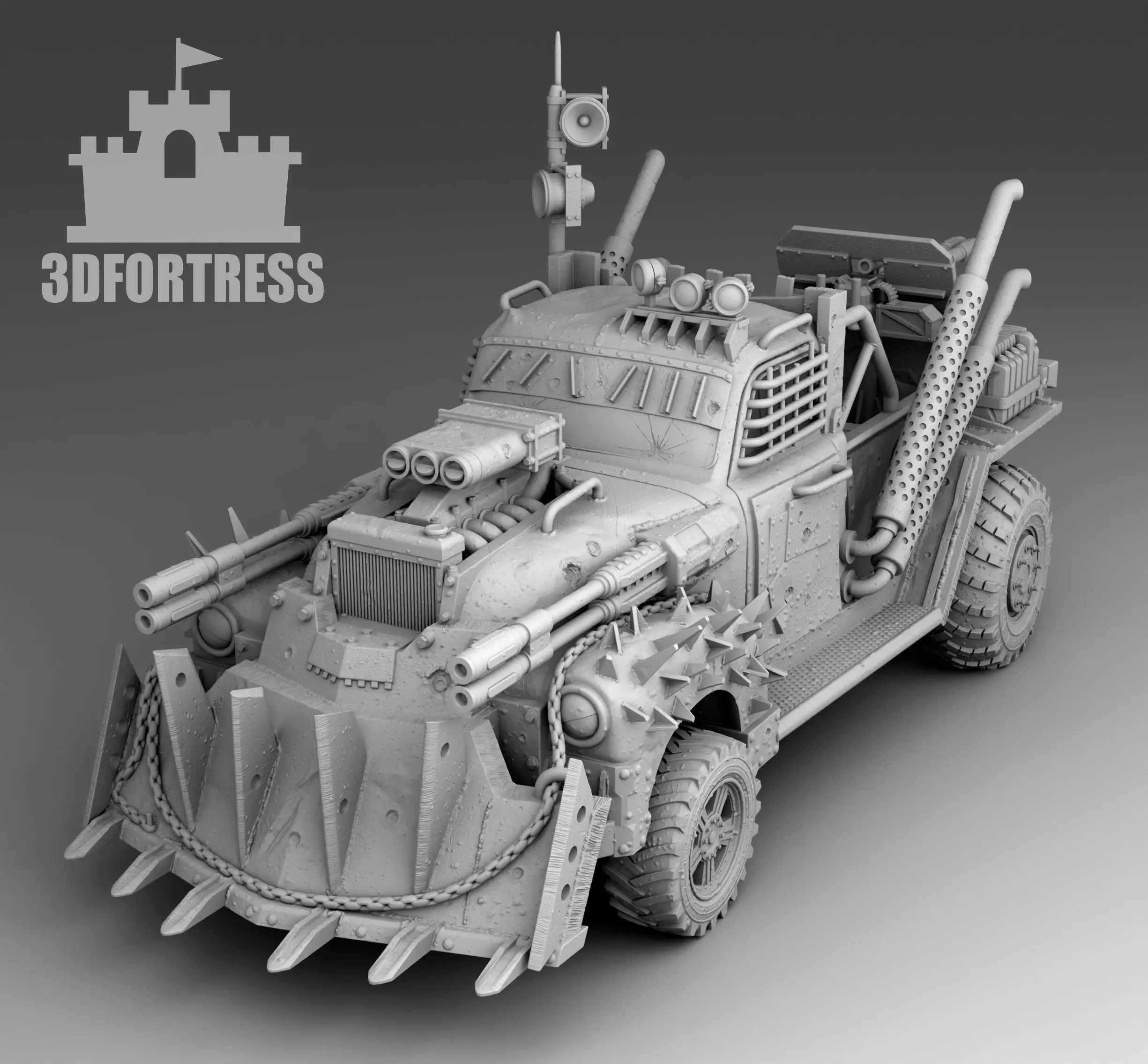 Pickup of survivors 3D print model_0