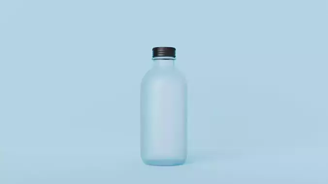 Frosted Glass Water bottle