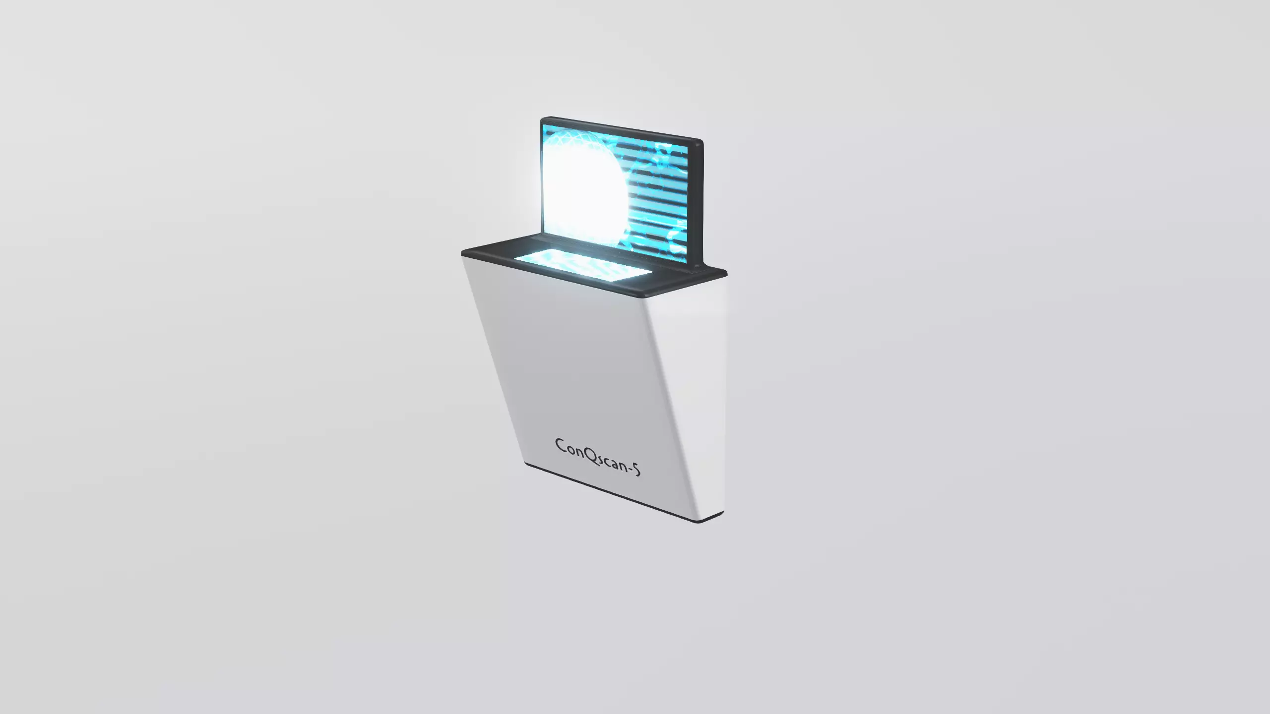 SciFi Laboratory Sample Scanner Low-poly 3D model_0
