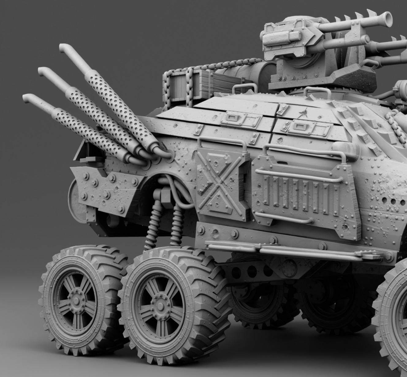 Monster 6x6 3D print model_11