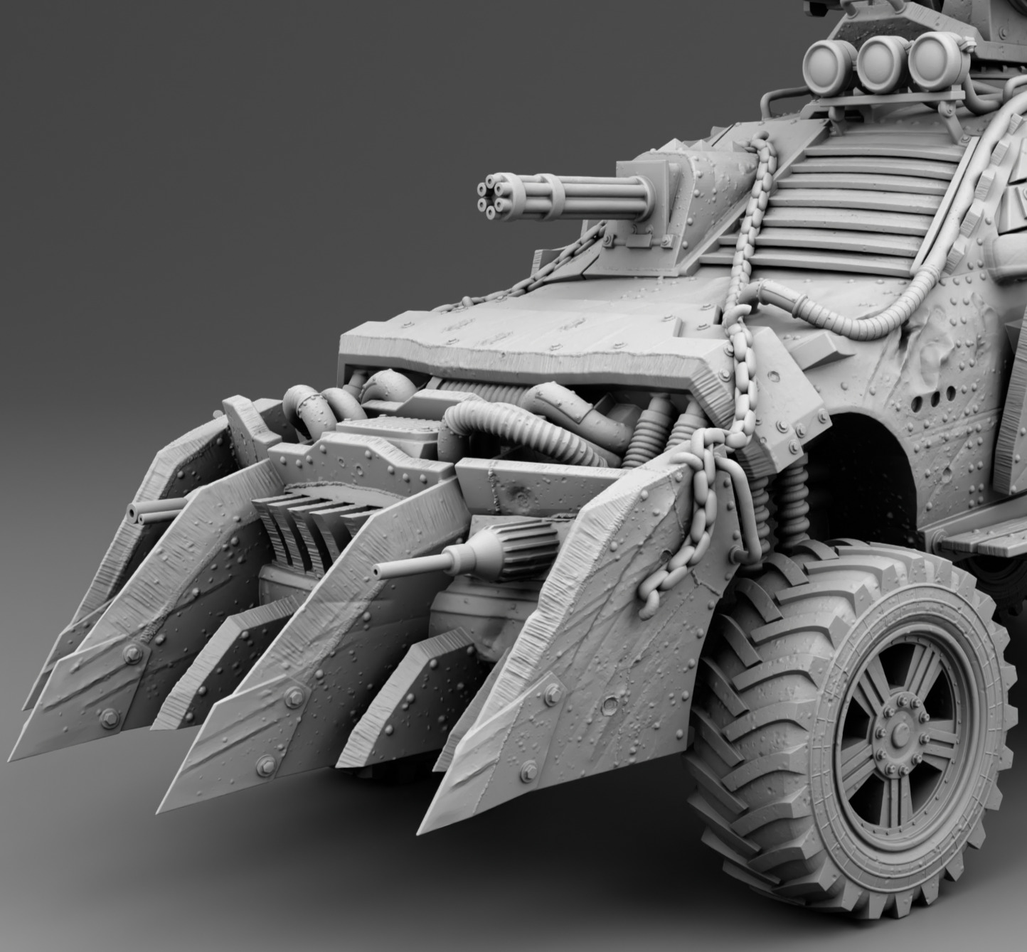 Monster 6x6 3D print model_6