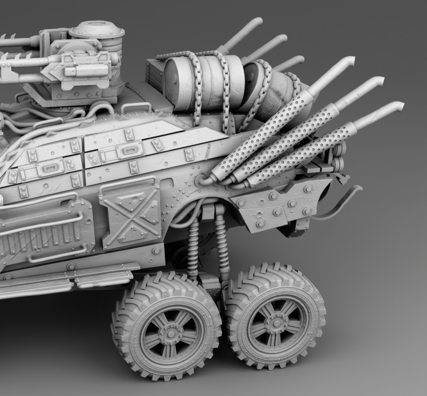 Monster 6x6 3D print model_8