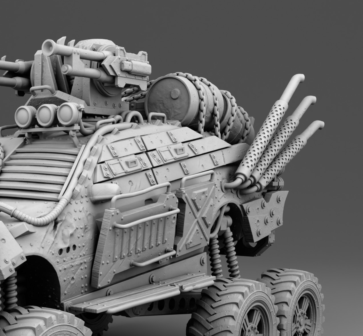 Monster 6x6 3D print model_5