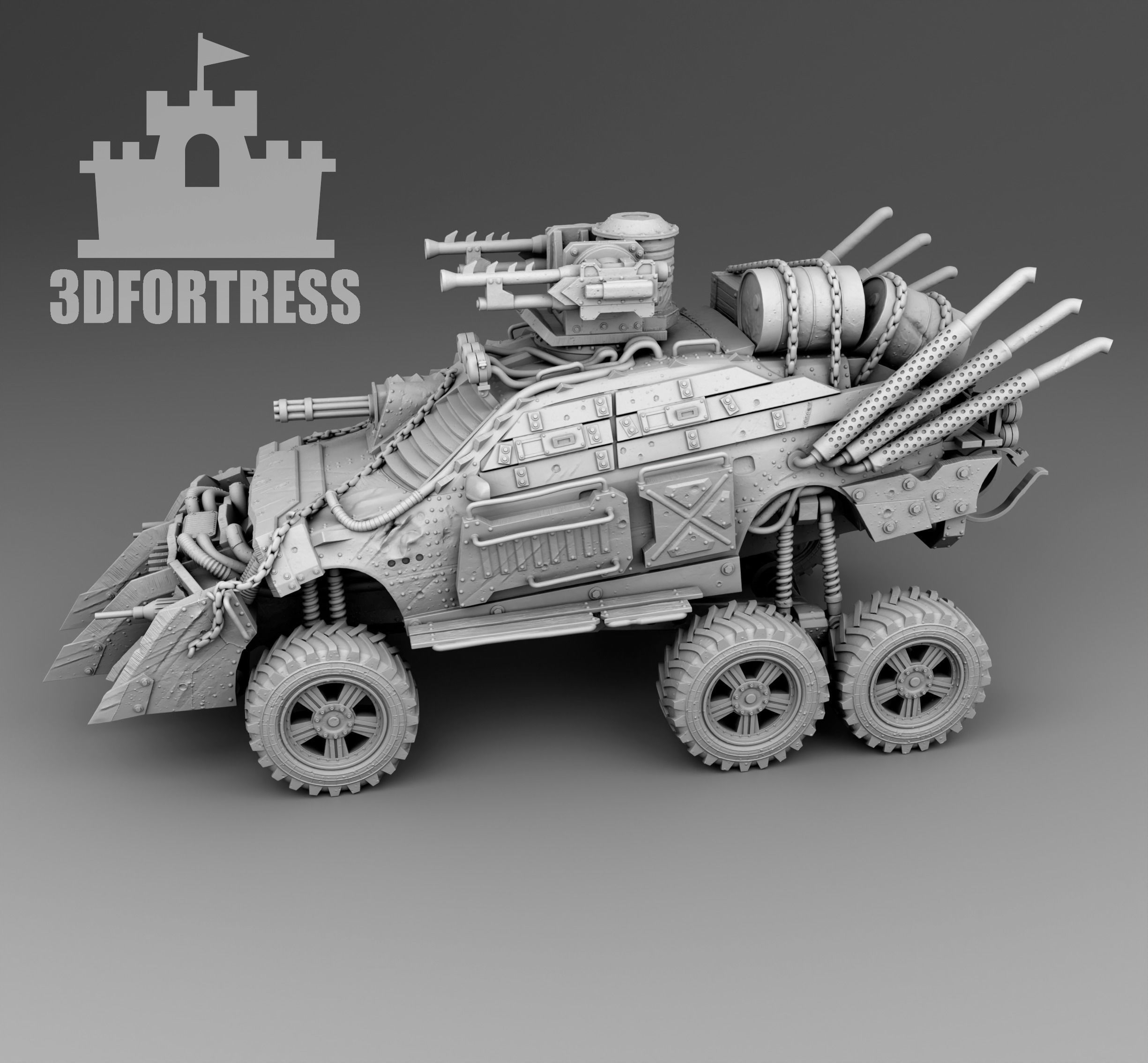 Monster 6x6 3D print model_1