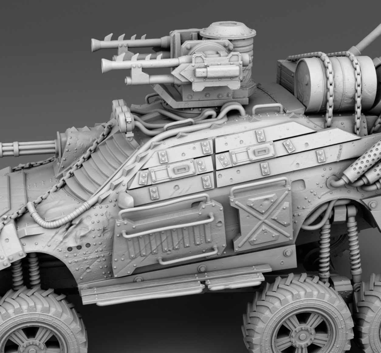 Monster 6x6 3D print model_10