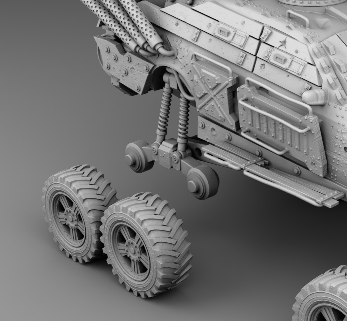 Monster 6x6 3D print model_14