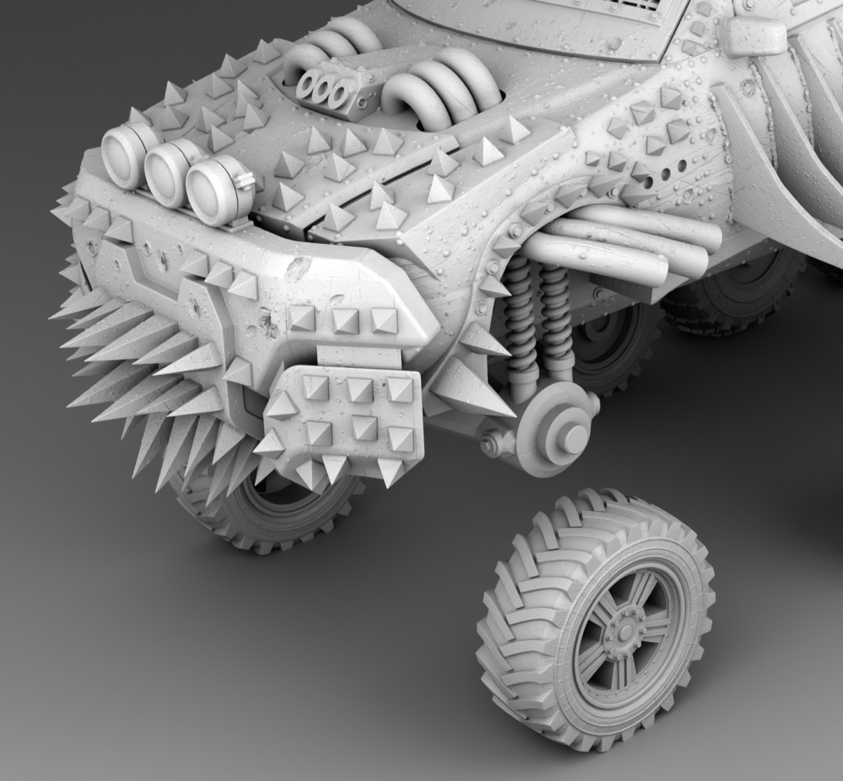 Deadcar 3D print model_15