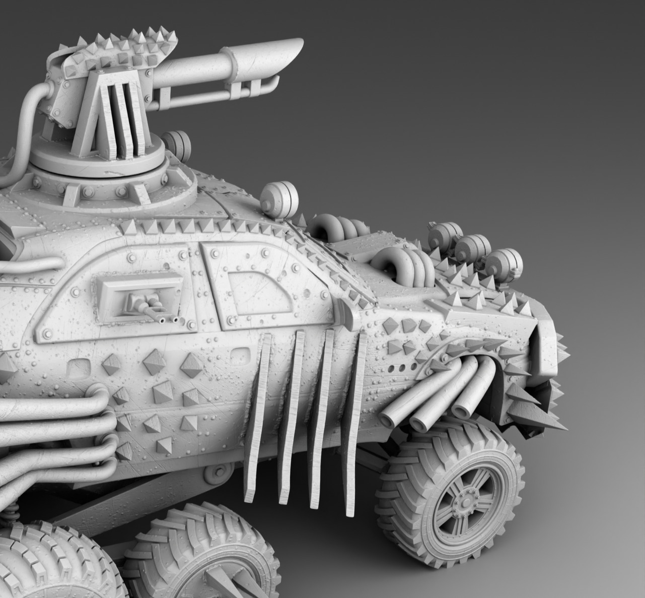 Deadcar 3D print model_10