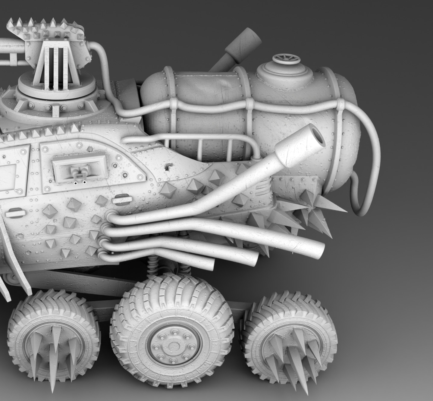 Deadcar 3D print model_6