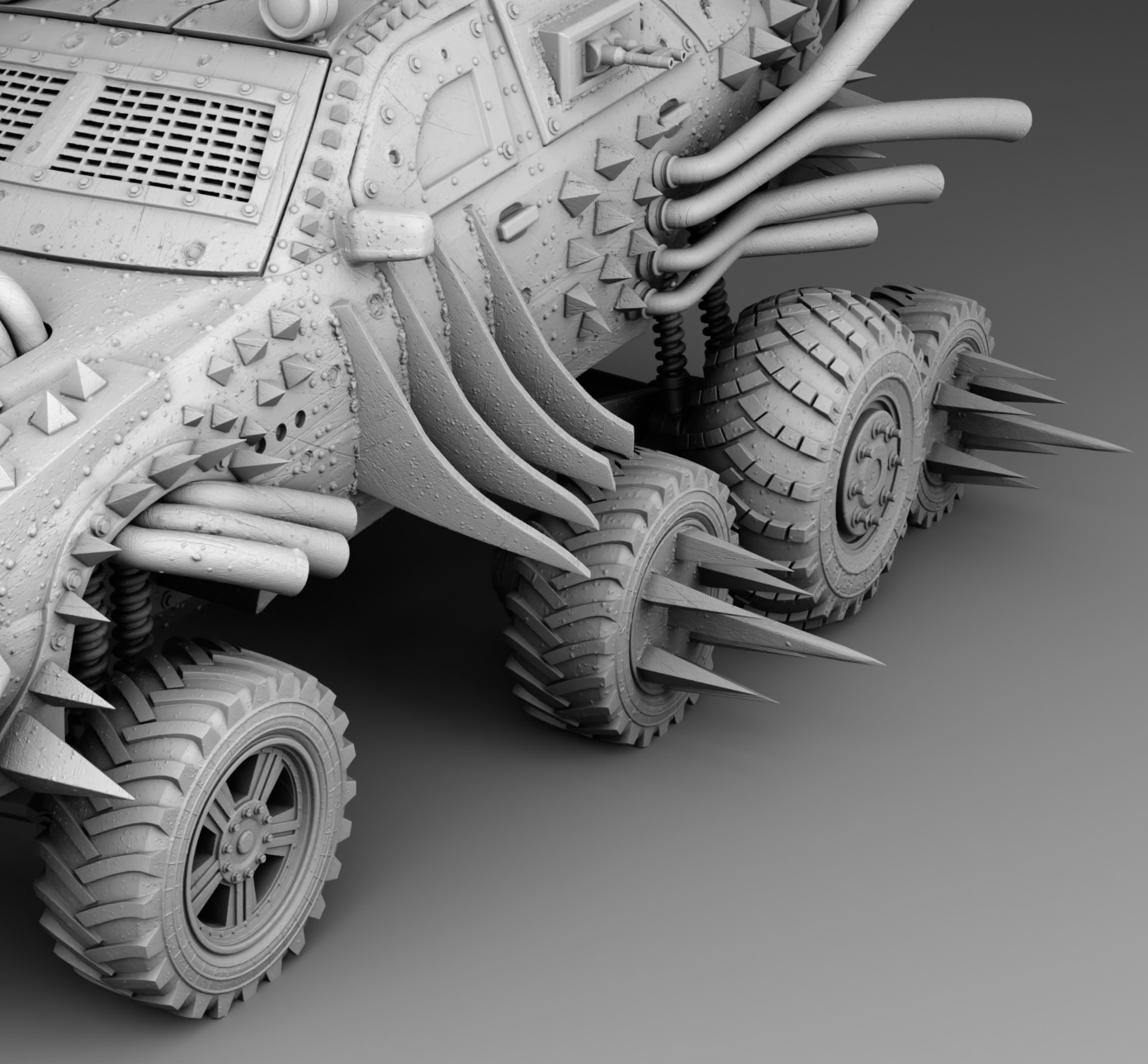 Deadcar 3D print model_4