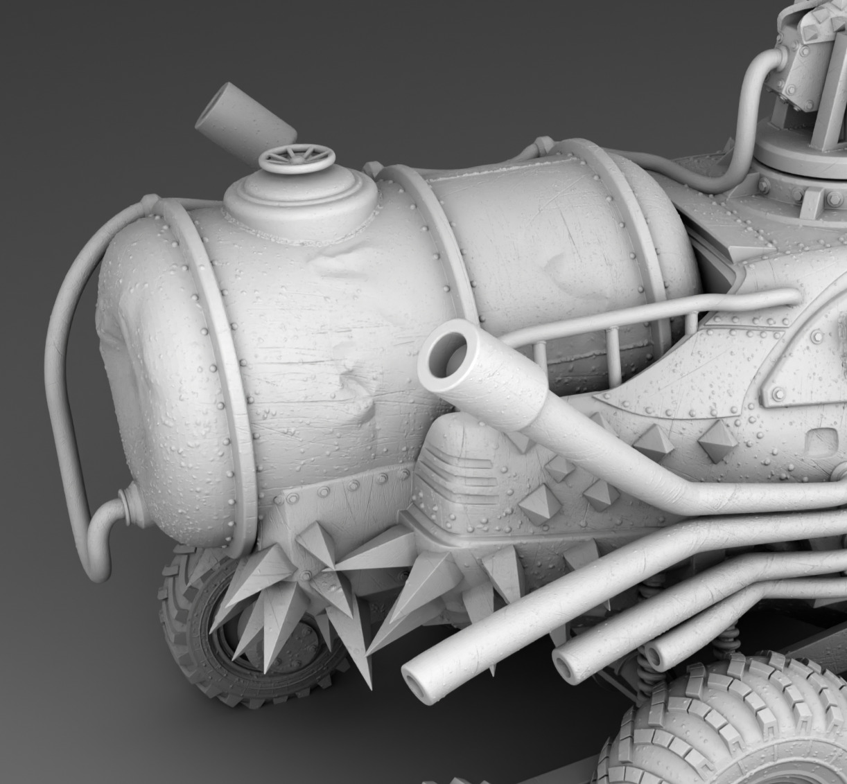 Deadcar 3D print model_12