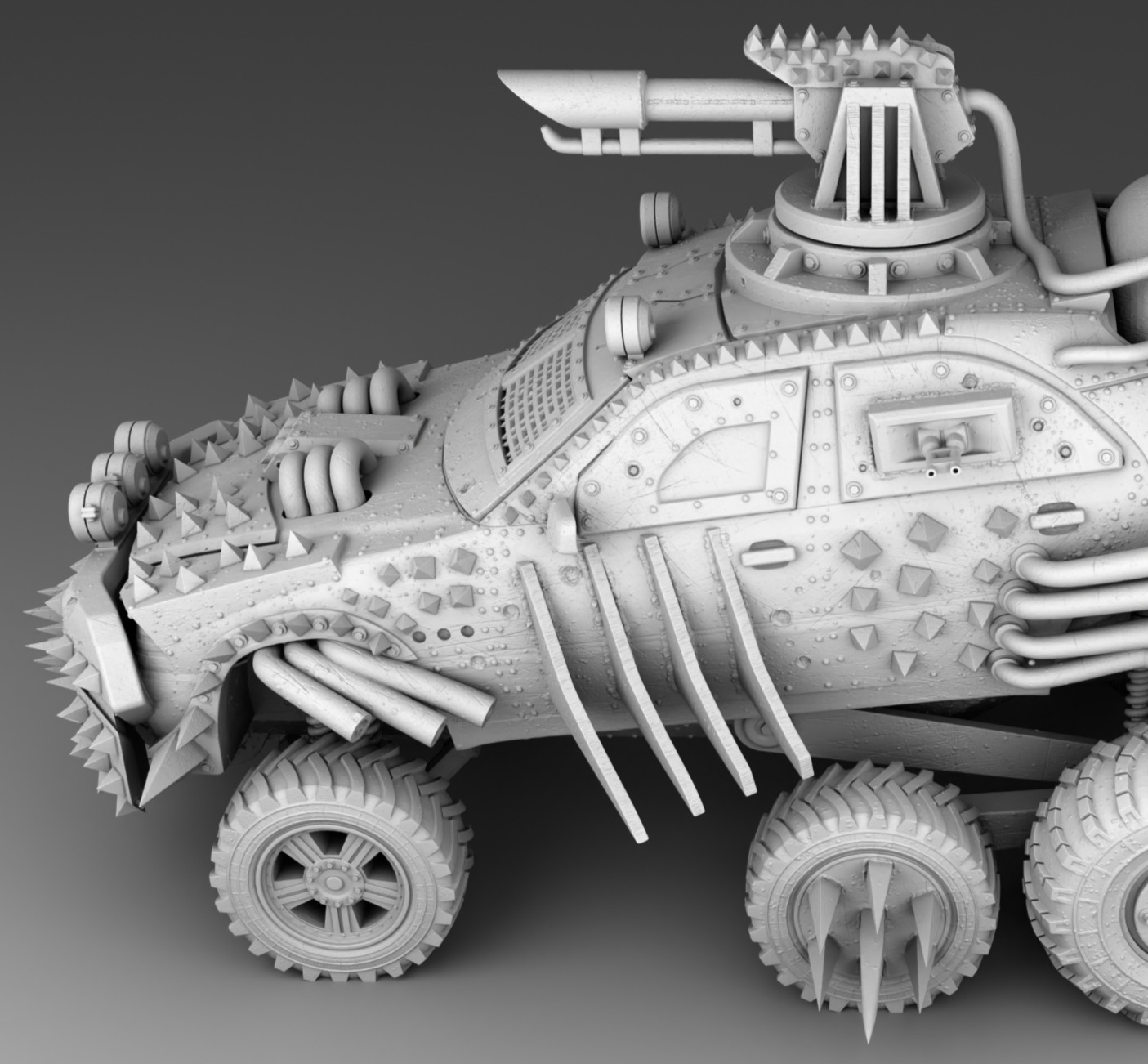 Deadcar 3D print model_7