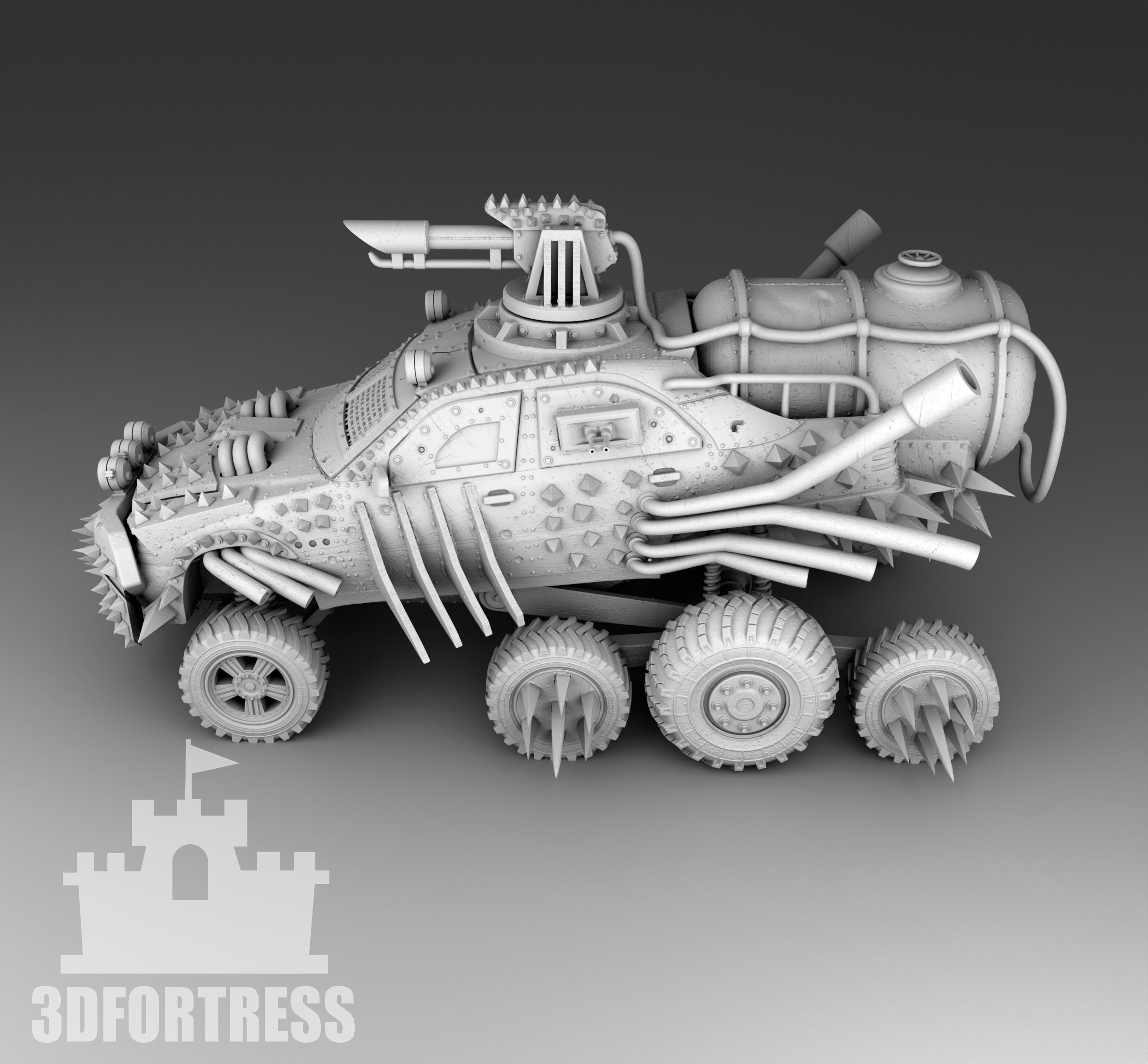 Deadcar 3D print model_1