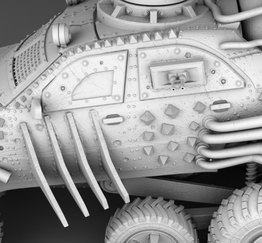 Deadcar 3D print model_9