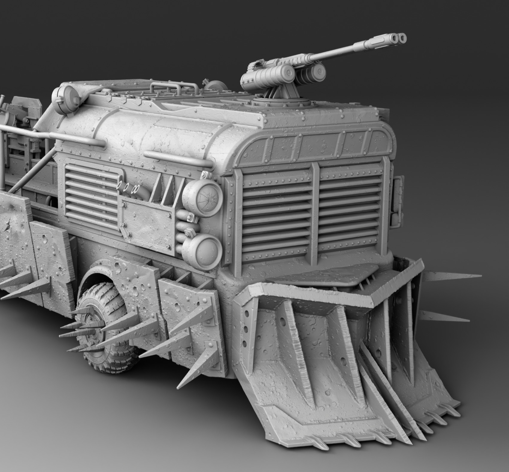 Cabriolet bus 3D print model_6