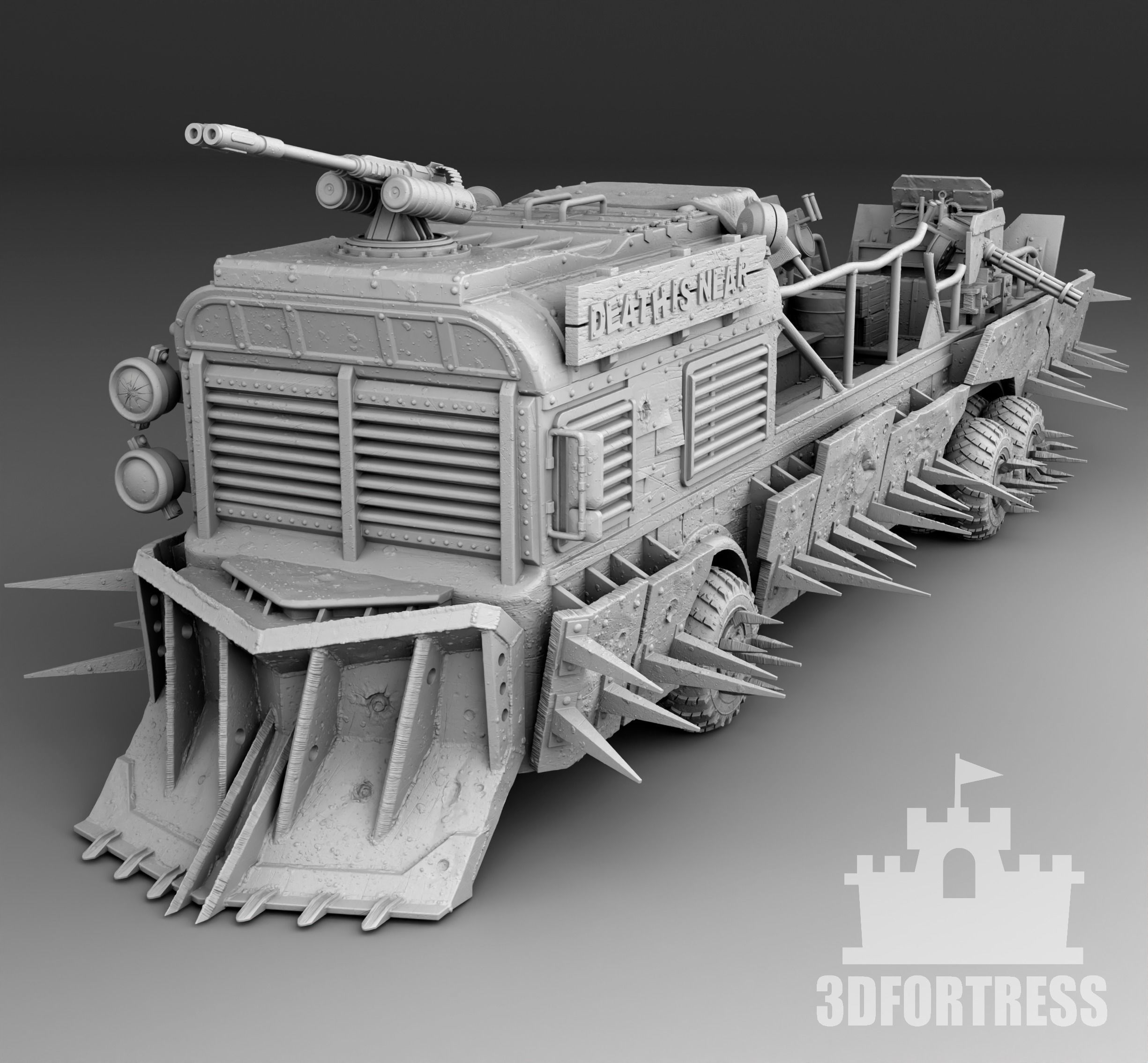 Cabriolet bus 3D print model_3