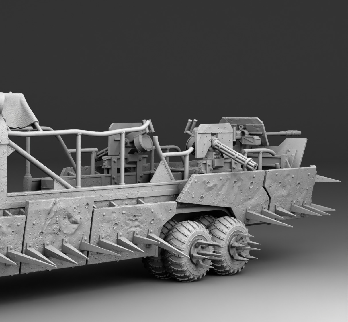 Cabriolet bus 3D print model_10