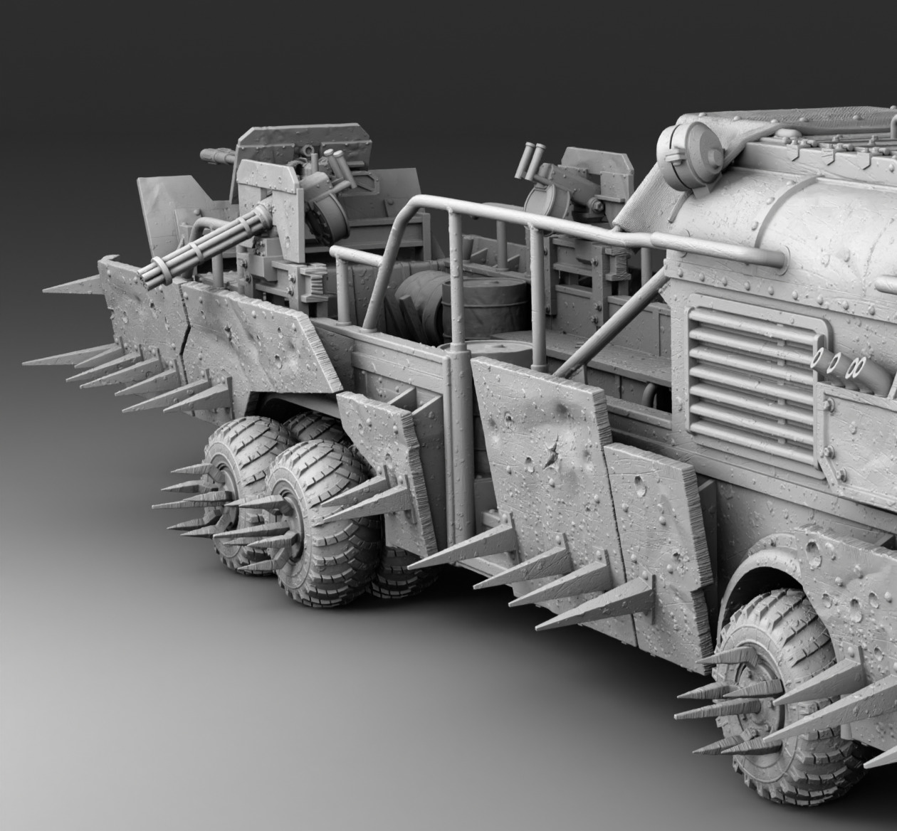 Cabriolet bus 3D print model_5