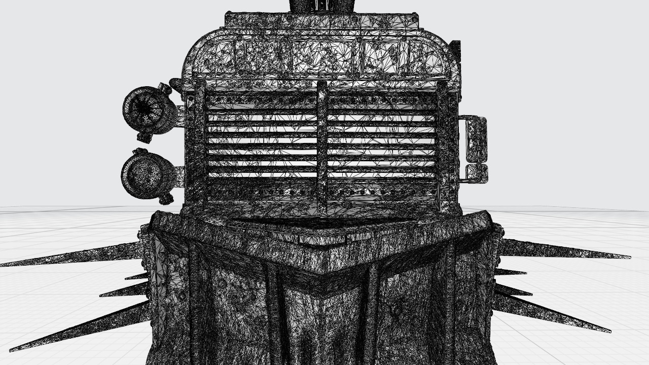 Cabriolet bus 3D print model_14