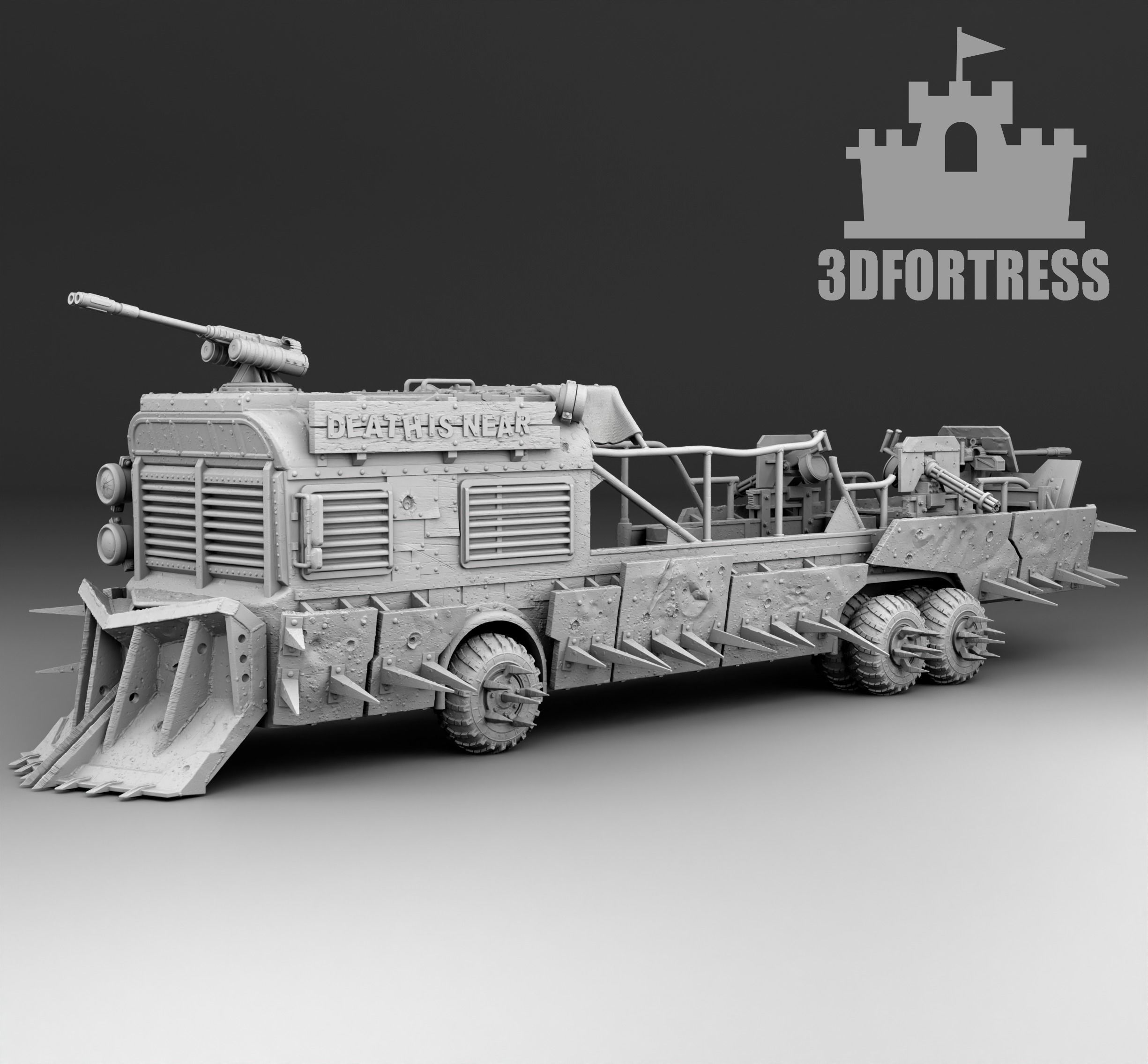Cabriolet bus 3D print model_2
