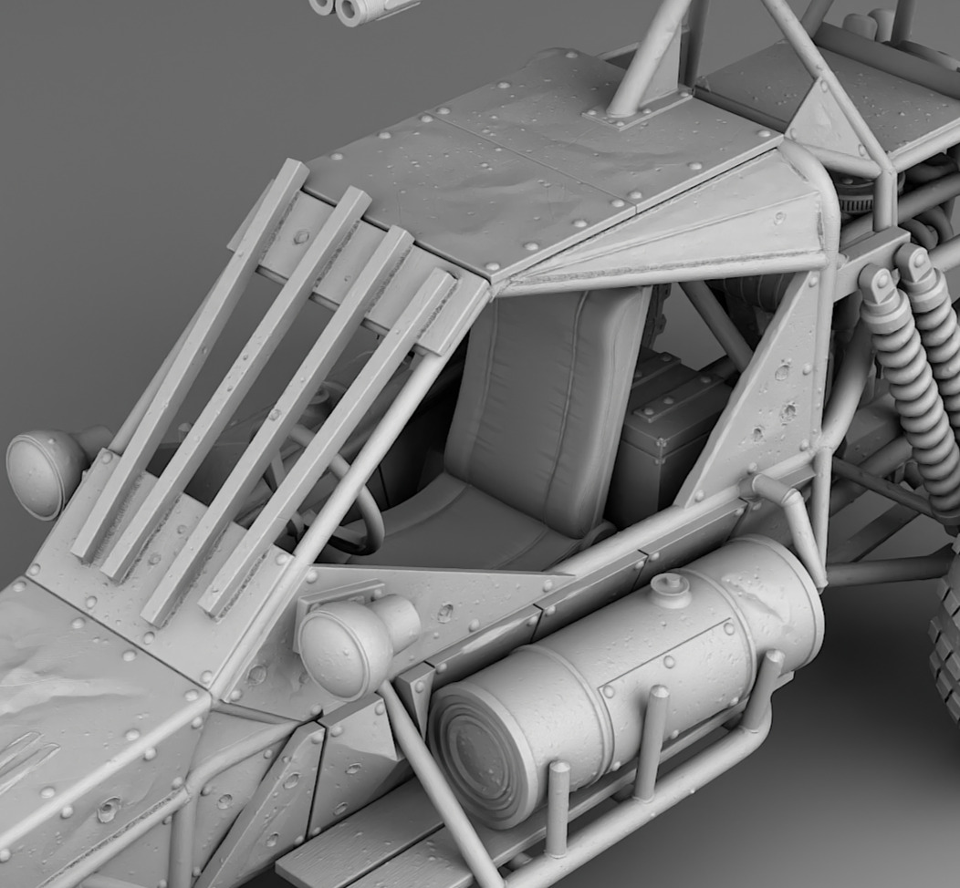 Buggy 3D print model_10